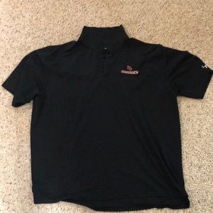 SVSU Under Armour HeatGear Black Polo